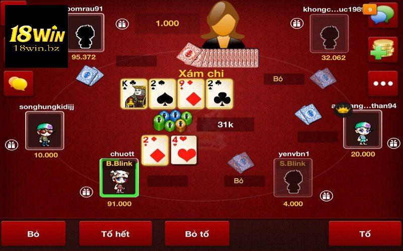 Game bài 18WIN phong phú hấp dẫn anh em